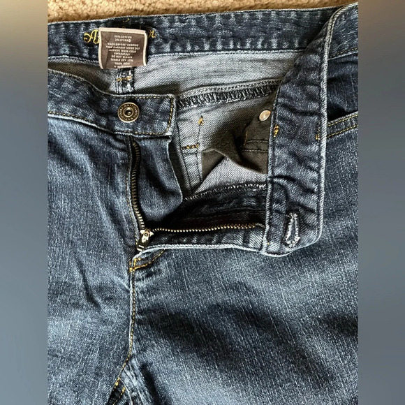 Ann Taylor Dark Wash Boot Cut Denim Jeans | Modern Fit Lindsay Waist | Size 10 - Picture 5 of 7